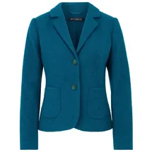 Betty Barclay Damen Wollblazer mit aufgesetzten Taschen Colonial Blue,40 - 40