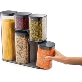 Joseph Joseph 5-teiliges Set grau 1,3 l