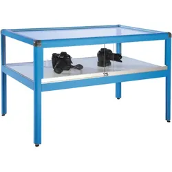Tischvitrine V8 aus Aluminium & Sicherheitsglas