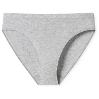 SCHIESSER Damen Rio Organic Cotton-Pure Rib Slip, grau-Mel_179883, 38