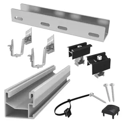 K2 Single Rail PV Unterkonstruktion 20 kWP Set