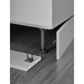 BASIC by Balculina Winkelküche Denver L-Form 220 cm grau