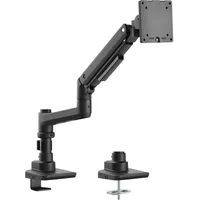Wiltec Monitorhalterung Schreibtisch mit VESA-Platte für flache & gebogene