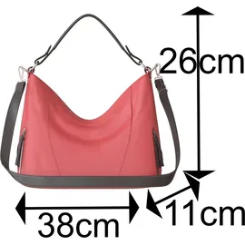 KMISSO 30627 Shopper Veganes Leder Red