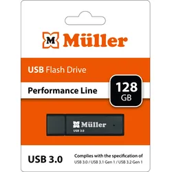 Müller USB-Stick 3.0 / 128GB Performance Line