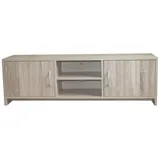 Hti-Living Thekla Lowboard 120 x 30 x 37,5 cm Grau Spanplatte