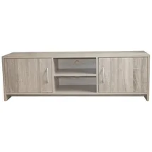 Hti-Living Thekla Lowboard 120 x 30 x 37,5 cm Grau Spanplatte