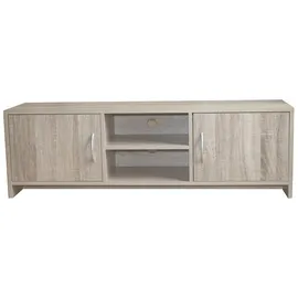 Hti-Living Thekla Lowboard 120 x 30 x 37,5 cm Grau Spanplatte