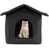 Syengery Katzenunterschlupf Für Draußen, Katzenhaus Outdoor Winterfest Isoliert, Katzenhaus Draußen Winterfest, Katzenhaus Outdoor Für Hunde, Katzen, Welpen, Kätzchen, Kaninchen