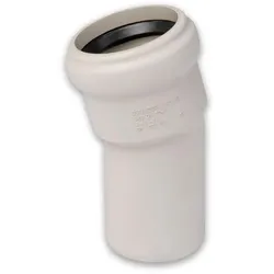 Schallgedämmtes Abwasserrohr Bogen, 15° Winkel (Ausführung: DN 90)