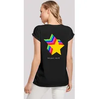 F4NT4STIC T-Shirt SIlvester Party Happy People Only in schwarz