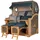 Mr. Deko Strandkorb Komplettset - bene living - Ammersee Grande XL Teak - PE grau - Modell 593 - inkl. Liftersystem