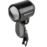 Messingschlager Smart Unisex – Erwachsene Elite 100 E-Bike Scheinwerfer Schwarz Einheitsgröße