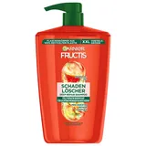 Garnier Fructis Schadenlöscher reparierendes Shampoo für geschädigtes Haar XXL, Mit Amla-Öl und pflanzlichen Keraproteinen für weniger Spliss, Maxi Format, 1000ml