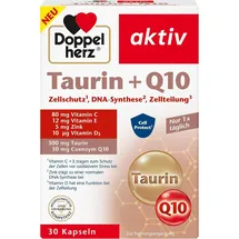 Doppelherz Taurin + Q10 Cell Protect Kapseln 30 St.