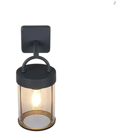 RL Außenwandleuchte Aluminium H 29 cm E27 anthrazit