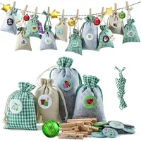 Luxuskollektion DIY Adventskalender zum selbst Befüllen, Weihnachtskalender für Kinder