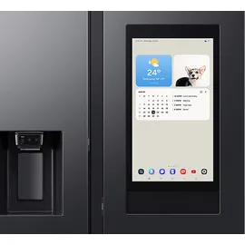Samsung RS90F66BEFEF Side-by-Side (614 l, 1784 mm hoch, Schwarz)