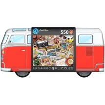 Eurographics 8551-5576 - VW Bus Road Trips - Puzzle Dose, 550 Blech Puzzle