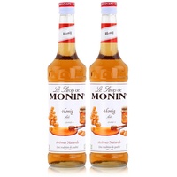 Monin Sirup Honig 700ml - Cocktails Milchshakes Kaffeesirup (2er Pack)