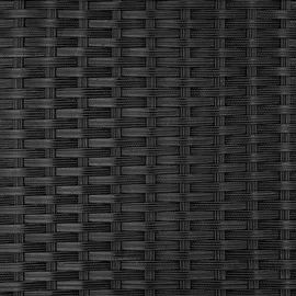 Tectake Bilbao Set 9-tlg. schwarz/grau