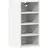 vidaXL Hängeschrank Riga Weiß 30x29,5x60 cm Holzwerkstoff