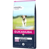 Eukanuba Grain Free Puppy / Medium Breed mit Lachs Hundefutter trocken