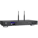 Renkforce RF-DAB-IR1702 Internet CD-Radio DAB+, FM, Internet CD, Bluetooth®, DLNA, WLAN, Internetradio Inkl. Fernbedienung Schwarz
