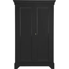 Woood Isabel Garderobenschrank 191 x 118 x 0 schwarz