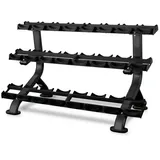 Sport-Knight® Kurzhantelständer Profi Kurzhantelständer, Ablagefläche für 12 Hantelpaare schwarz