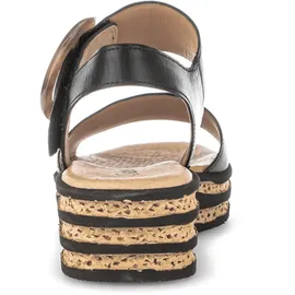 Gabor Plateau-Sandaletten Damen Schwarz 35,5