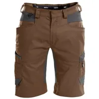 DASSY Axis Arbeitsshorts mit Stretch - LEHMBRAUN/ANTHRAZITGRAU 52