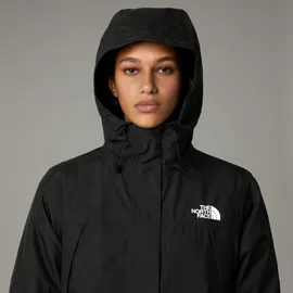 The North Face Damen Antora Rain Parka (Größe L, schwarz)