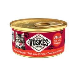 Voskes Jelly Thunfisch mit Kürbis Nassfutter Katze (24x85 g) 1 Palette (24 x 85 g)