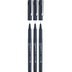 Schneider Schreibgeräte Pictus, Schwarz, Schwarz, Kunststoff, Tinte auf Wasserba
