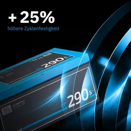 Ective DC 290S 290Ah 12V Deep Cycle Versorgungsbatterie mit LCD-Anzeige