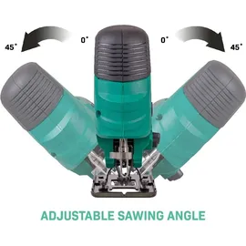 VONROC Stichsäge elektrisch 550W - Pendelhubstichsäge mit Staubabsaugung,