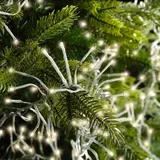 Kaemingk Lumineo Cluster Lichterkette 768 LED warmweiß außen 7 m transparent - Weiß