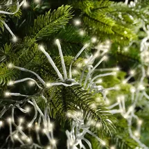 Kaemingk Lumineo Cluster Lichterkette 768 LED warmweiß außen 7 m transparent - Weiß