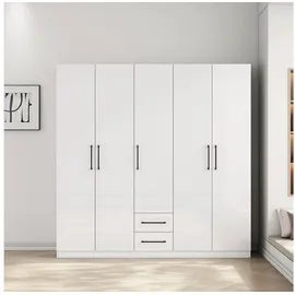 OTTO home Drehtürenschrank Sylt 200 x 200 x 52 cm Weiß