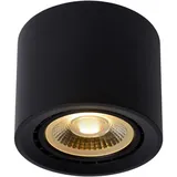 LUCIDE FEDLER 1x12W rund Aluminium Schwarz