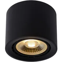 LUCIDE FEDLER 1x12W rund Aluminium Schwarz