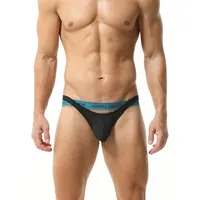 BEEMEN Slip Low Rise Herren Slip Jock Strap Dessous Bikini Brief Waisband Slip Dessous schwarz L