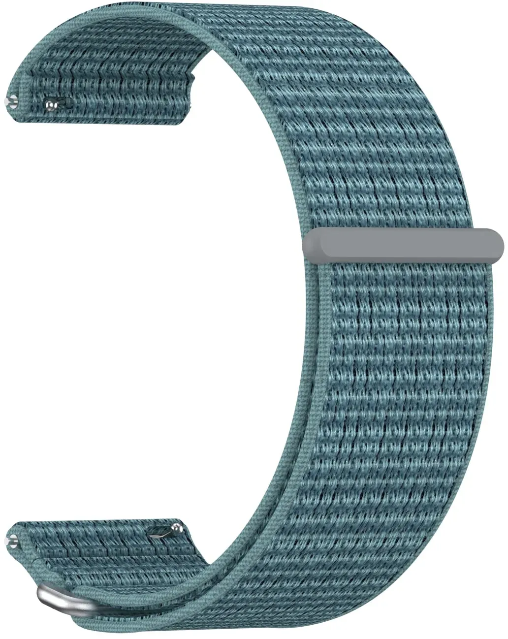 Strap-it Mobvoi TicWatch Pro 5 Enduro Armband Nylon für Mobvoi TicWatch Pro 5 Enduro - GrünBlau - Klettverschluss