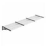 vidaXL Türvordach Schwarz 358,5x90 cm Polycarbonat