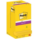 Post-it Post-it® Super Sticky Haftnotizen extrastark 654-S gelb, 12 Blöcke
