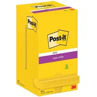 Post-it Post-it® Super Sticky Haftnotizen extrastark 654-S gelb, 12 Blöcke