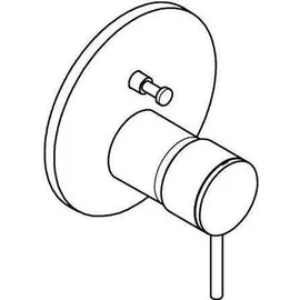 Grohe Atrio UP-Wannen-Einhebelmischer, chrom