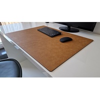 Profi Mats Schreibtischunterlage Schreibtischunterlage Just Leder in 3 Grössen und in 7 Farben braun 90 cm