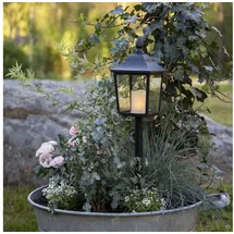 Star Trading Flame Lantern Grablicht 52 cm schwarz